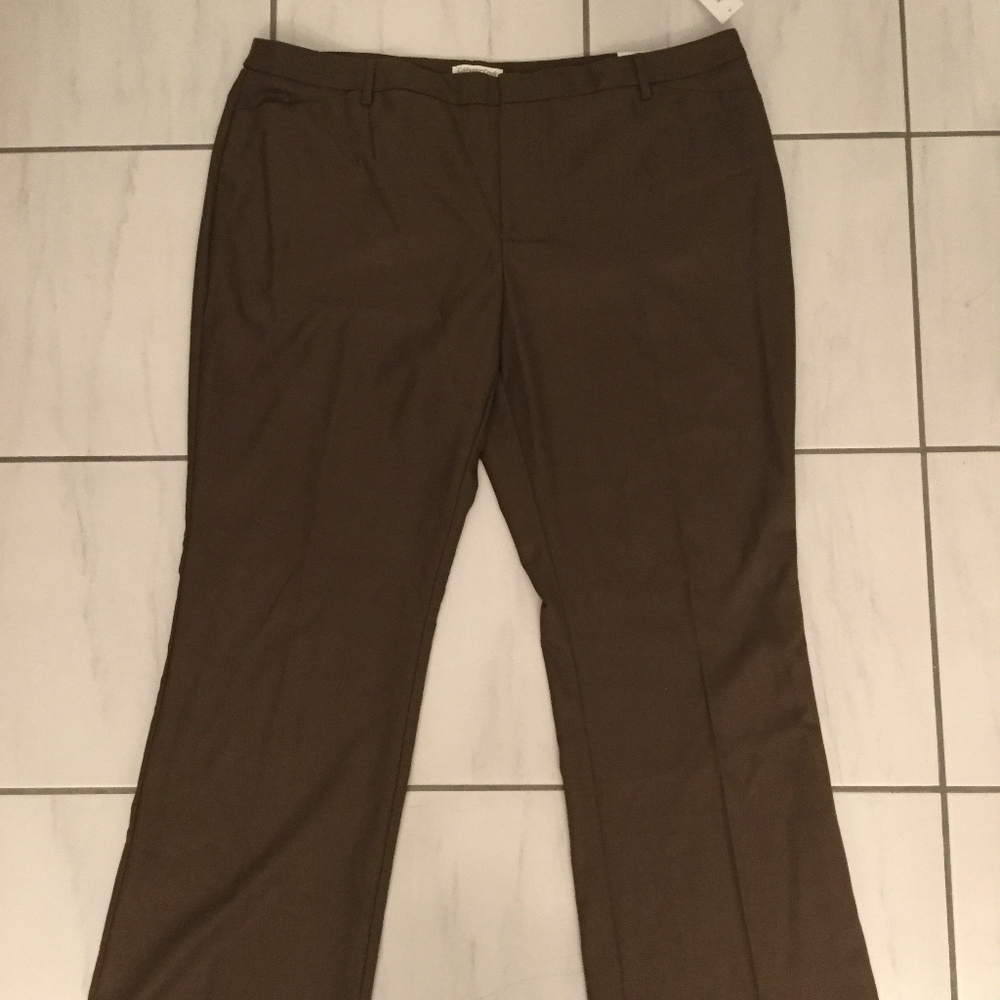 Coldwater Creek Whisper Flannel Trousers NWT